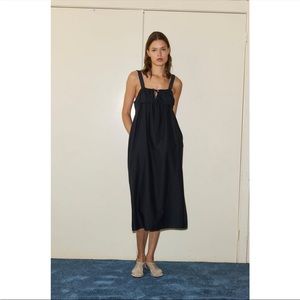 Deiji Studios Ruched Tie Dress